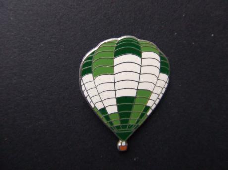 Luchtballon groen gestreept